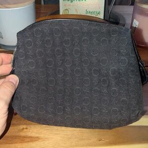 Celine Black Patterned Clutch